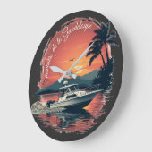 Guadeloupe ラージ壁時計 (傾斜)