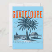 Guadeloupe 971: Souvenirs Tropicales 招待状 (正面)