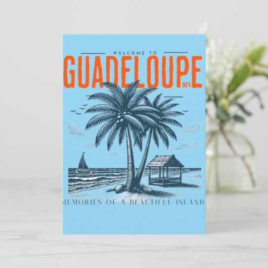 Guadeloupe 971: Souvenirs Tropicales 招待状 (スタンド正面)