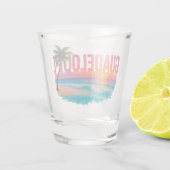 Guadeloupe Coucher de Soleil Tropical ショットグラス (裏面)