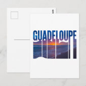 Guadeloupe: Coucher de Soleil Tropical des Caraïbe ポストカード (正面/裏面)
