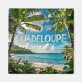 Guadeloupe: Évasion Tropicale, Plage Paradisiaque  マグネット (正面)