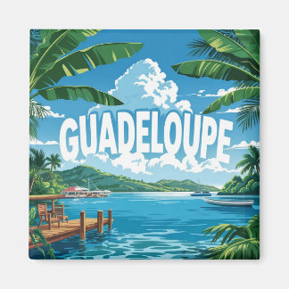 Guadeloupe: Évasion Tropicale, Plage Paradisiaque  マグネット