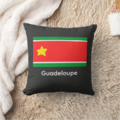 Guadeloupe flagge  クッション (ブランケット)
