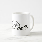 Guadeloupe: gwada  971 コーヒーマグカップ (正面右)