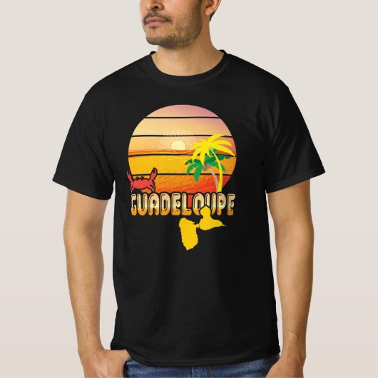 Guadeloupe idee cadeau gwada 971 tシャツ (正面)