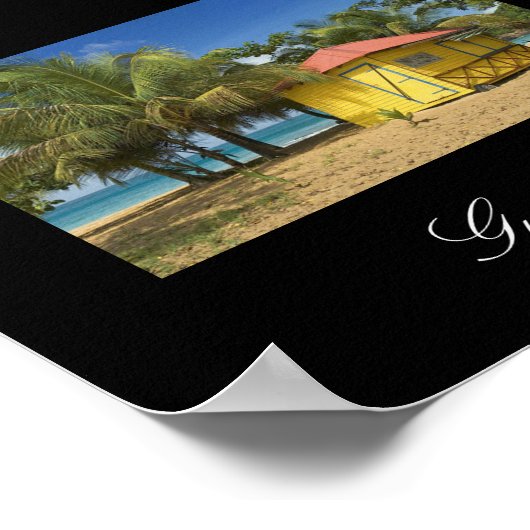 guadeloupe-plage, Guadeloupe ポスター (角)
