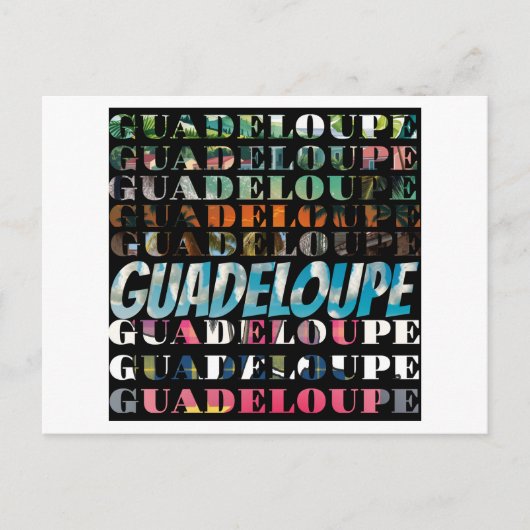 Guadeloupe: Une Célébration Visuelle en Couleurs ポストカード (正面)