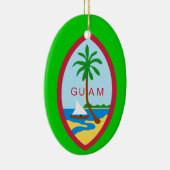 Guam*のクリスマスのオーナメント セラミックオーナメント (右)