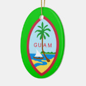 Guam*のクリスマスのオーナメント セラミックオーナメント (左)
