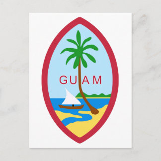 GUAM – 紋章/旗/紋章/紋章/紋章 ポストカード