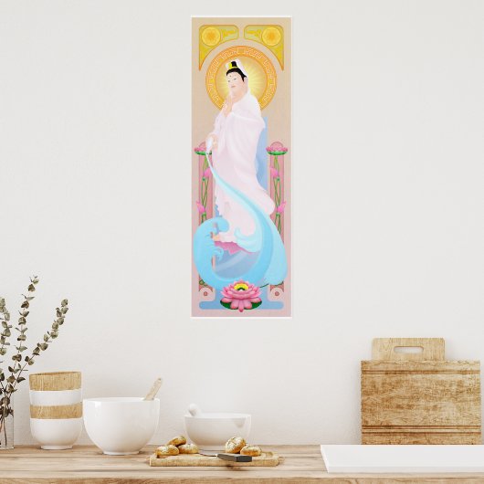 guan yin ポスター (キッチン)