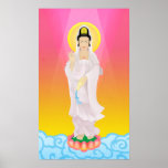 guan yin in art deco ポスター<br><div class="desc">guan yin in art deco</div>