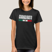 Guanajuato Mexico Mexican Flag State Tシャツ (正面)
