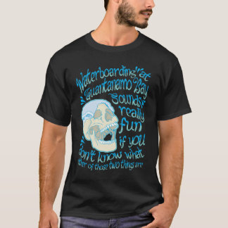Guantanamo Bay - 1つのはさみ金のWaterboarding Tシャツ