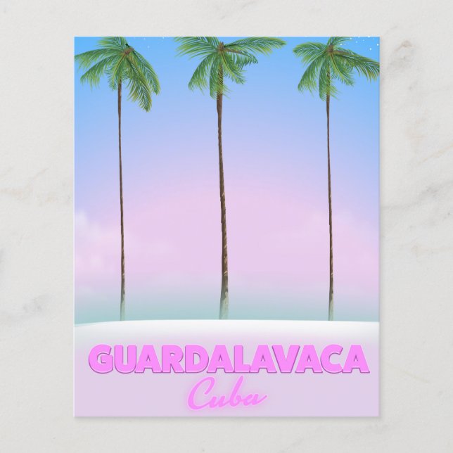 Guardalavacaキューバヴィンテージ旅行ポスター (正面)