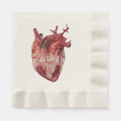 Guardanapo De Papel Hearts 縁ありランチョンナプキン (正面)