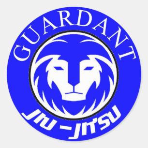 Guardant BJJのステッカー ラウンドシール
