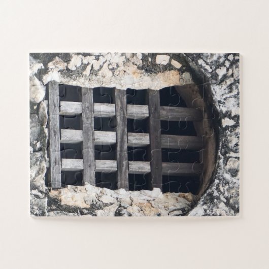 Guarded Light Through Wooden Bars ジグソーパズル (横)