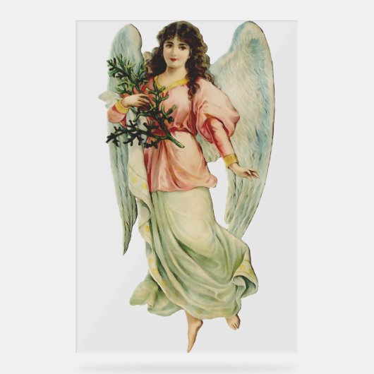 Guardian Angel Divine Watchfulness & Grace Art アクリルサイン (正面)