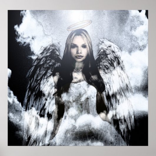 Guardian Angel in Clouds ポスター (正面)
