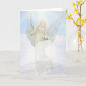 Guardian Angel in the Clouds カード (黄色い花)