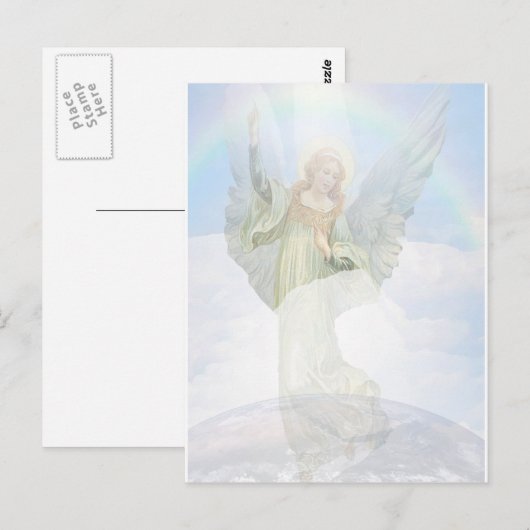 Guardian Angel in the Clouds ポストカード (正面/裏面)