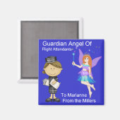 Guardian Angel of Flight付き添い人by SRF マグネット (正面/裏面)