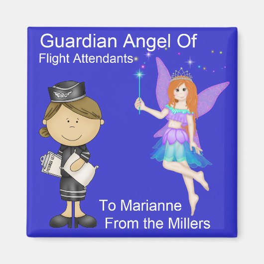 Guardian Angel of Flight付き添い人by SRF マグネット (正面)