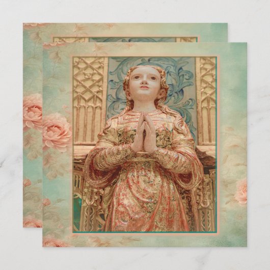 Guardian Angel picture invitation 招待状 (正面/裏面)