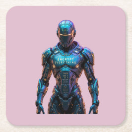 Guardian Encrypt Everything スクエアペーパーコースター