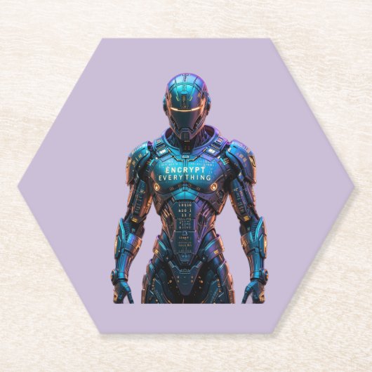 Guardian Encrypt Everything ペーパーコースター (正面)