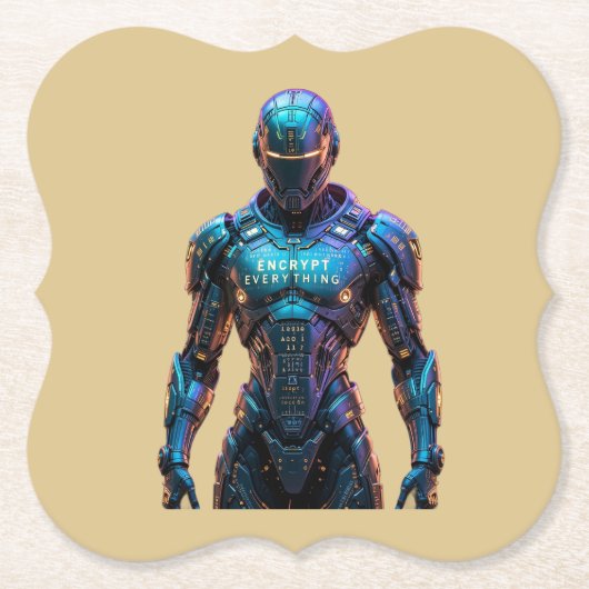 Guardian Encrypt Everything ペーパーコースター (正面)