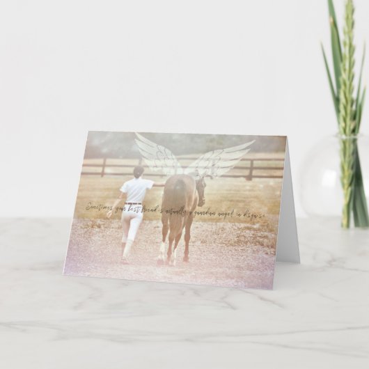 GUARDIAN IN DISGUISE Greeting Card サンキューカード (正面)