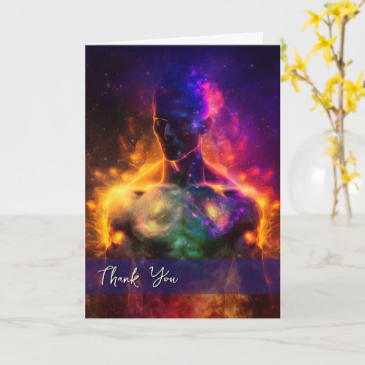 Guardian of Peace | Luminous Human カード (黄色い花)