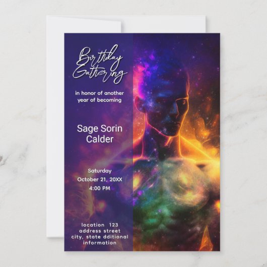 Guardian of Peace | Luminous Human 招待状 (正面)