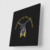 Guardian of the Afterlife スクエア壁時計 (傾斜)