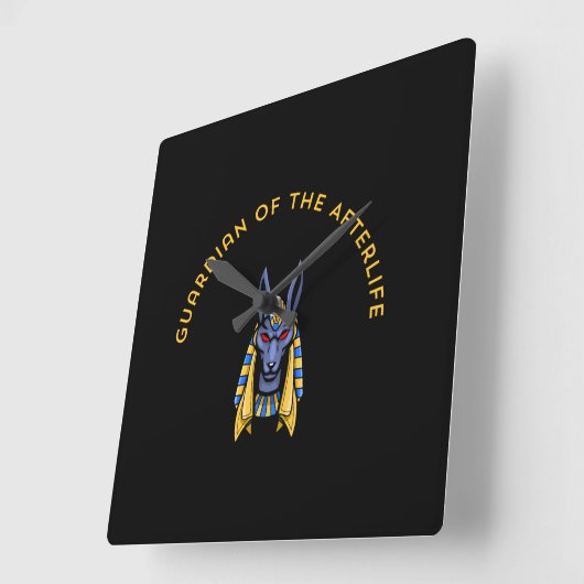 Guardian of the Afterlife スクエア壁時計 (傾斜)