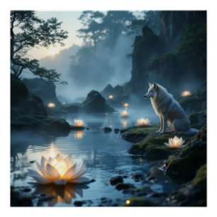 Guardian of the Lotus Lake: Spirit Wolf's Watch ポスター