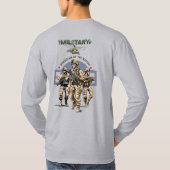 Guardian of The Nation | メンズ長袖 Tシャツ (裏面)