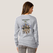 Guardian of The Nation | 女性用長袖 Tシャツ (裏面フル)