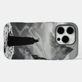 Guardian of the Peaki Phone 16 – 白黒 Case-Mate iPhoneケース (裏面 (横))