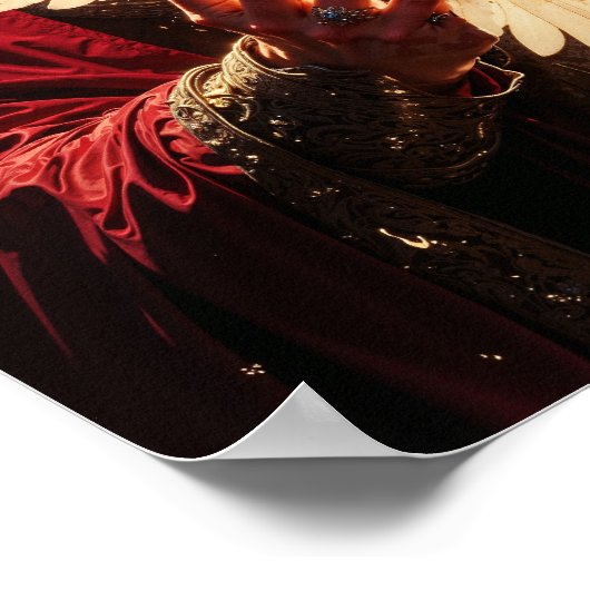 Guardian Priestess Magical Wall Art ポスター (角)