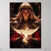Guardian Priestess Magical Wall Art ポスター (正面)