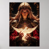 Guardian Priestess Magical Wall Art ポスター (正面)