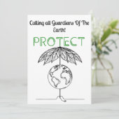 Guardians of Earth - Protect Planet With Style 招待状 (スタンド正面)