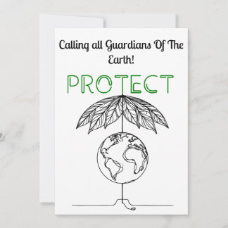 Guardians of Earth - Protect Planet With Style 招待状