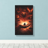 Guardians of the Inner Wild キャンバスプリント (インサイチュ (ウッドフロア))