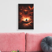 Guardians of the Inner Wild キャンバスプリント (インサイチュ (リビング))