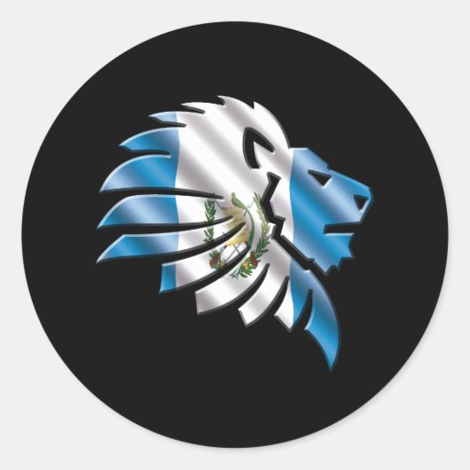 Guatemala ラウンドシール (正面)